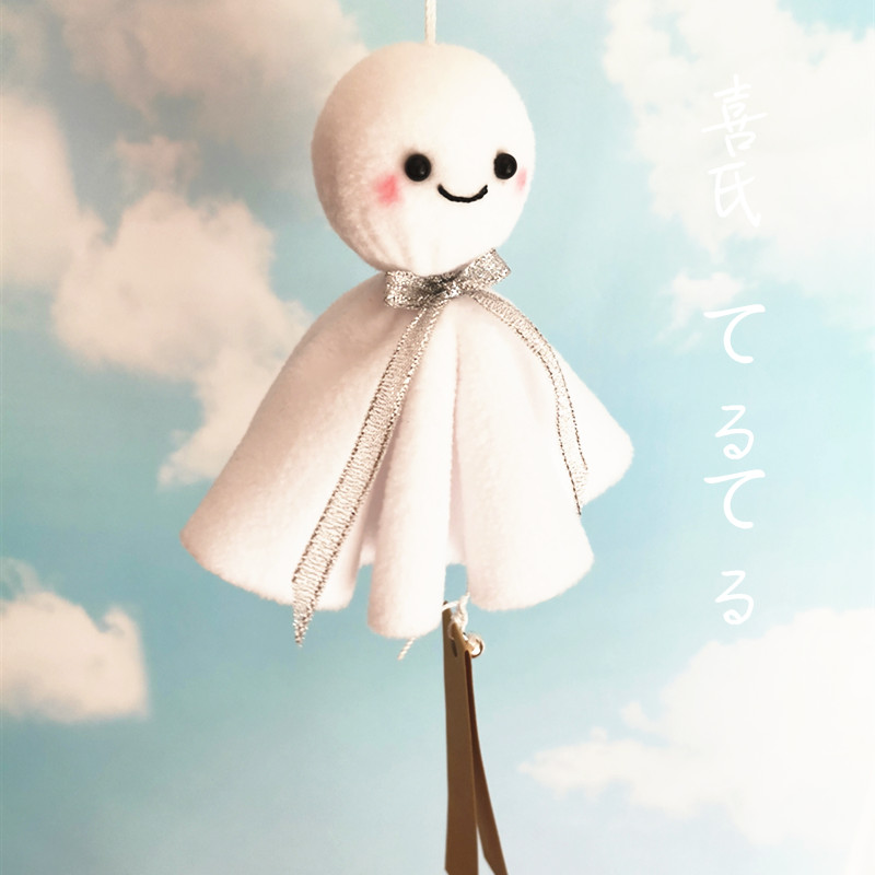 晴天娃娃原创手工布偶超萌手机书包钥匙挂件驱除霉运小鸭黄色一个娃娃