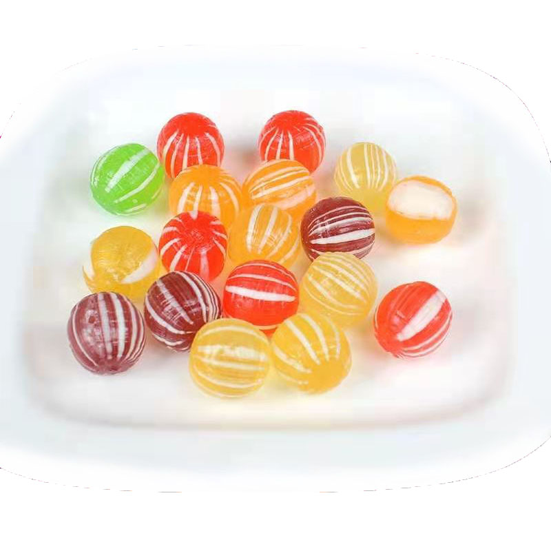 东北沈阳老式大糖球水果糖光腚糖光糖花糖球传统怀旧硬糖果1000g 随机