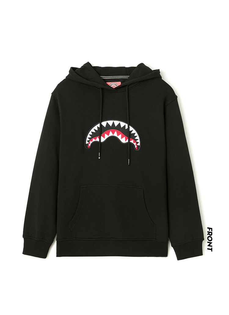 sprayground春季新款鲨鱼嘴洋气百搭时尚潮流男女连帽卫衣情侣军绿xxl