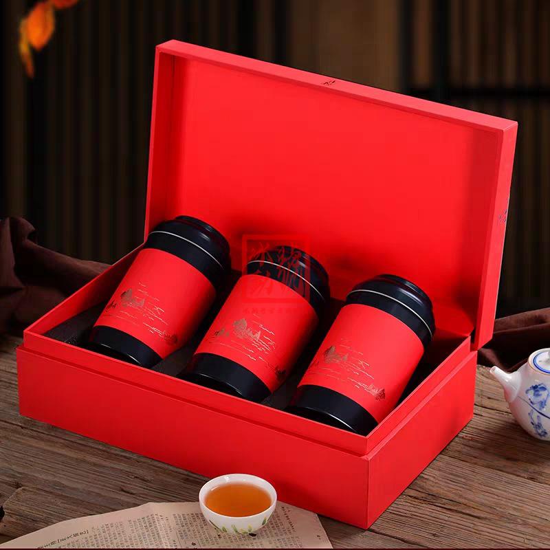 冰勐号2021新茶大红袍醇香型传统手工茶制作乌龙茶私房茶雀悦小罐礼盒