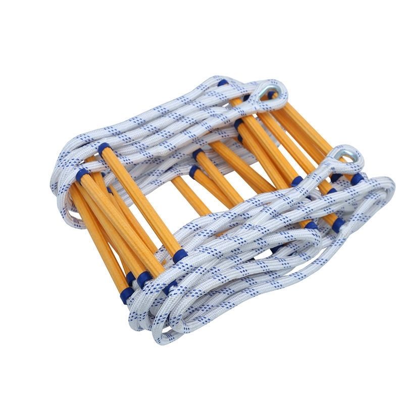 适用于逃生梯消防逃生家用绳梯检查软梯防滑软梯树脂训练救援救生绳梯