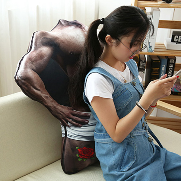 恶搞七夕礼物 性感仿真人体抱枕 恶搞生日礼物 送女生整人送男生男友