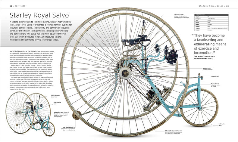 自行車百科全書 the bicycle book 英文原版百科全書 視覺圖解歷史