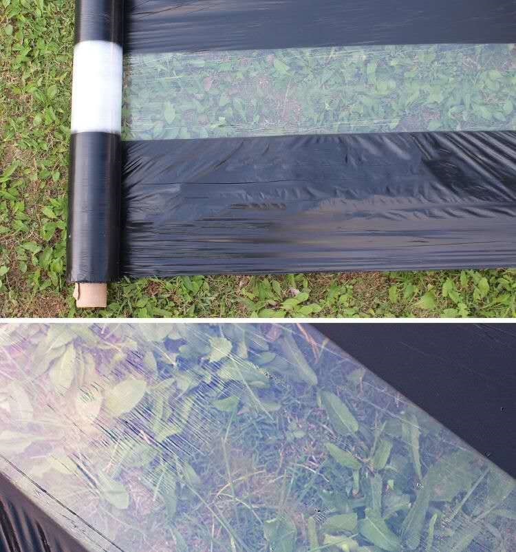 aseblarm农用黑白相间地膜单白双白地膜保温保湿除草蔬菜庄稼药材塑料