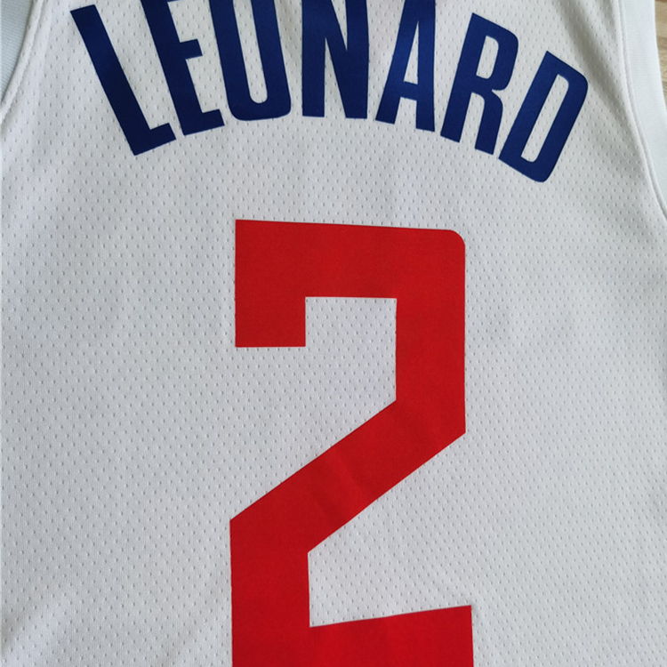 n1515b1515a官方旗舰新品75周年快船队2号伦纳德球衣莱昂纳德