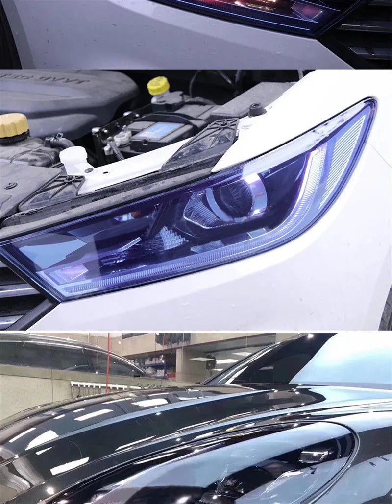 汽车灯膜tph大灯保护膜划痕修复防护车灯改色透光尾灯膜tph熏黑tph