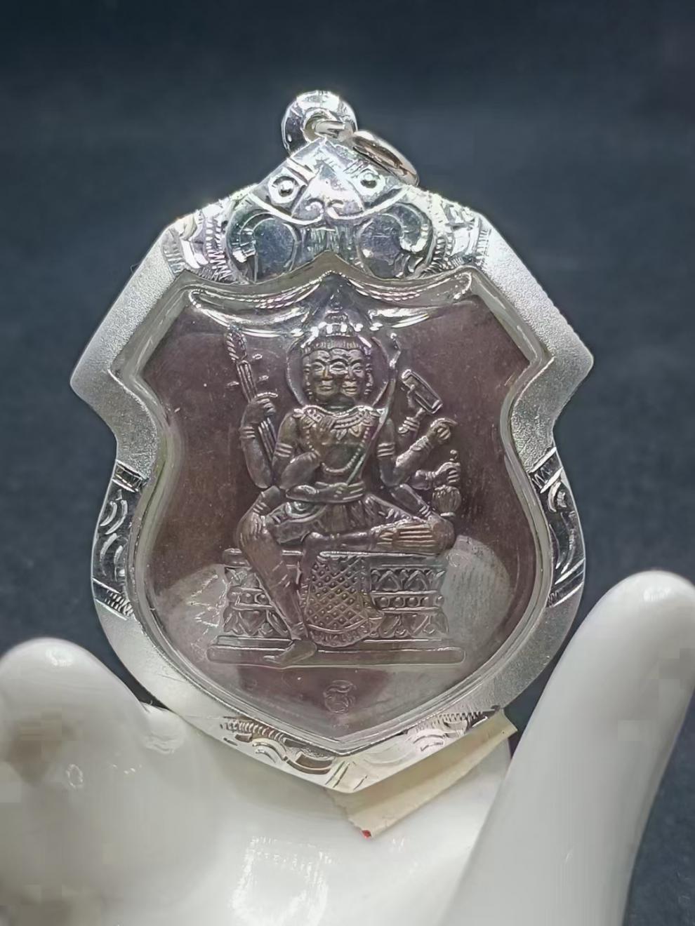 古珍纳渡泰国佛牌龙婆禅南2561四面神包壳带s鉴定卡送长辈妈妈老婆女