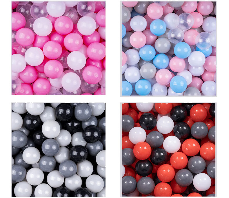 海洋球婴儿可啃咬 彩色海洋球球池波波球池无味婴儿室内网红彩球可啃