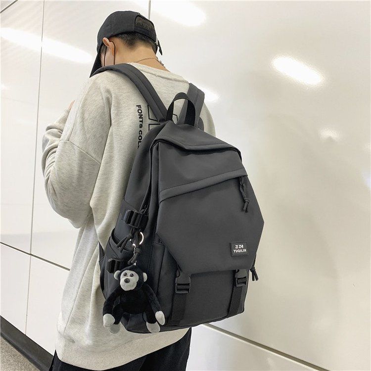 男生书包大学生书包男潮流韩版初中生霸气高中生大学生女ins双肩背包