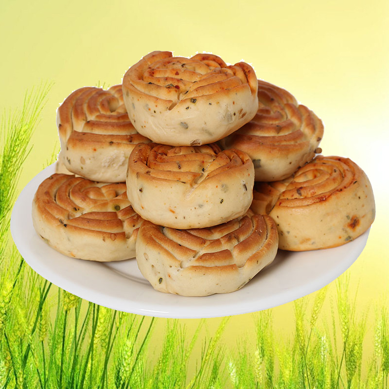 杨大烤花馍烤花卷烤馒头传统点心独立小包装2斤陕西特产零食咸香一斤