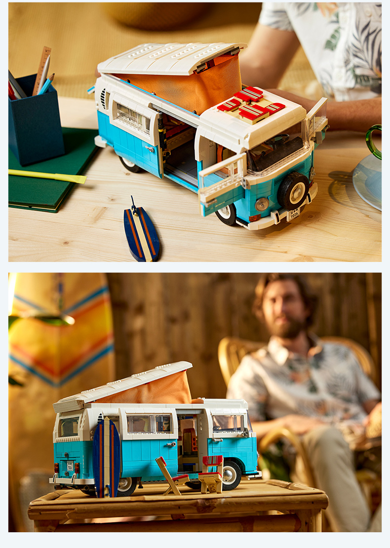 乐高10279大众t2野营车积木收藏拼装玩具 10279大众t2野营车【图片