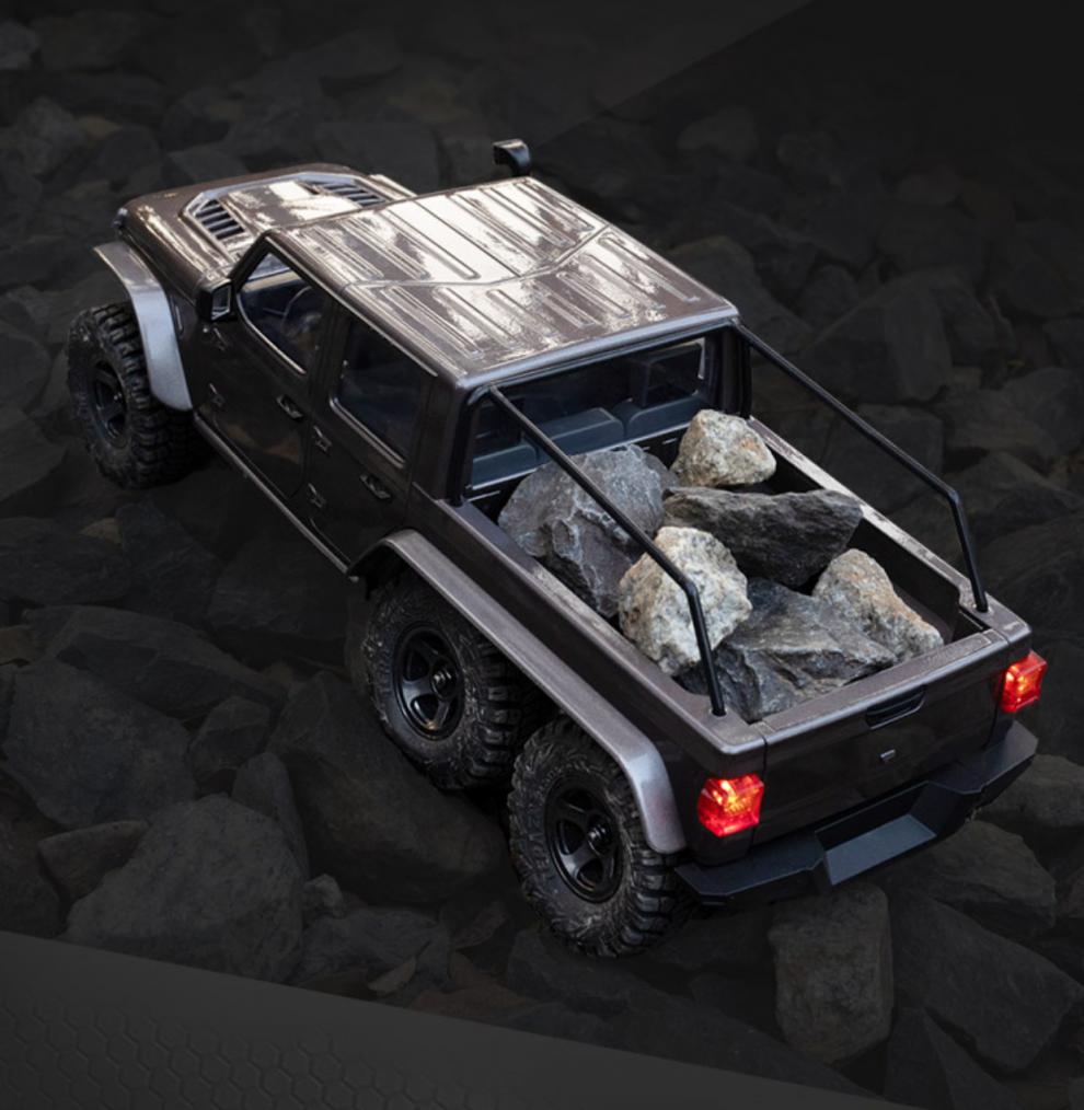 油动遥控车1:8fms1:18角斗士六轮越野攀爬仿真玩具电动模型车【图片