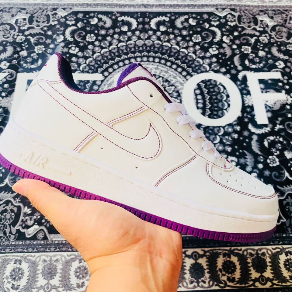 莆田纯原af1空军一号缝线系列洛克公园低帮男女鞋潮流板鞋增高情侣鞋