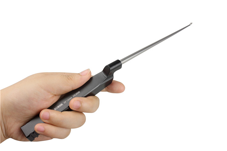 骨科手术器械医用枪式脊柱反口骨刮匙平口刮勺刮骨刀直嘴上弯头关节挖