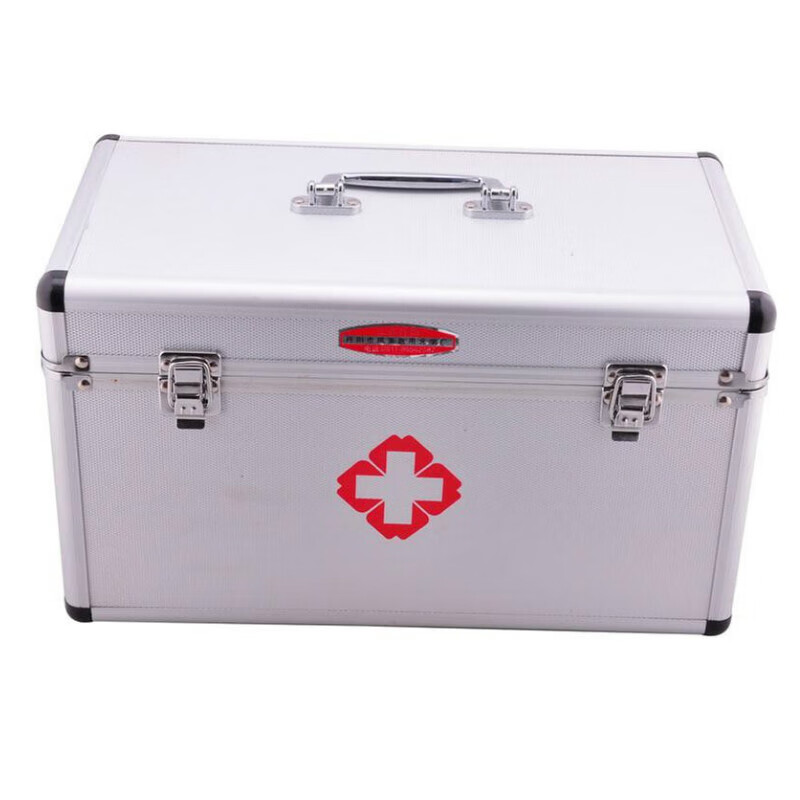 凤美铝合金出诊箱家用医药箱急救箱铝合金医药箱多层出诊急救薬箱药品