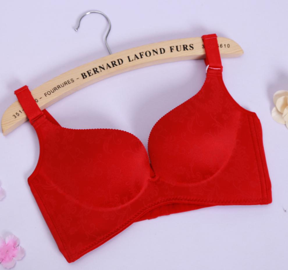 kivie金薇内衣无钢圈正品呼吸款舒适聚拢高端款金微文胸女樱花款樱花