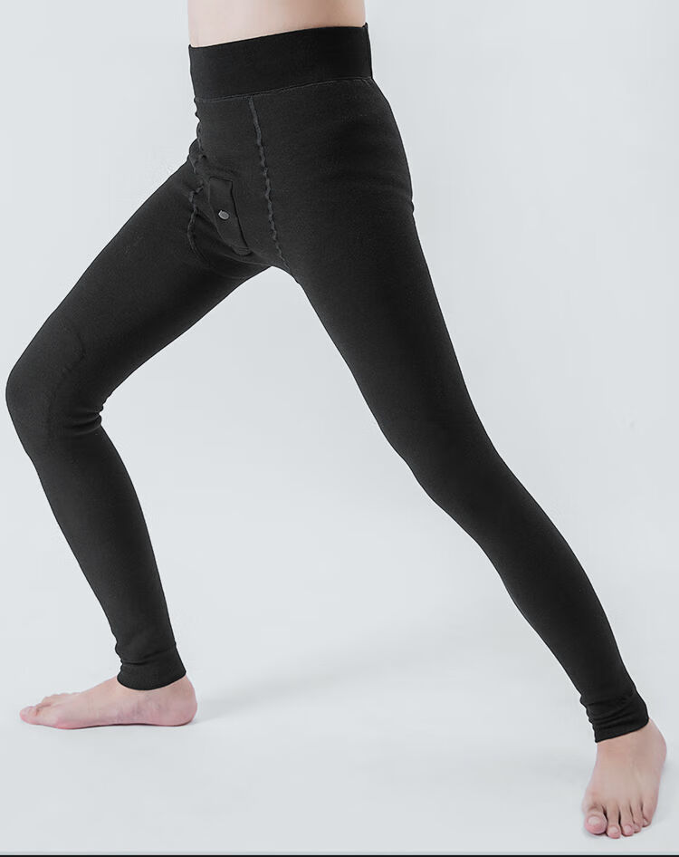 男士保暖裤加绒加厚冬季毛绒裤弹力修身打底棉裤内穿保暖裤子男裤