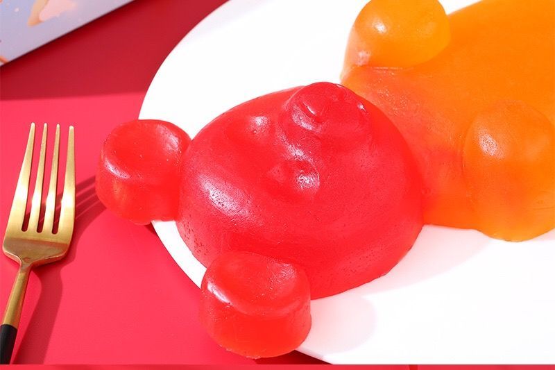 超大小熊橡皮糖礼盒儿童巨型软糖qq软糖独角兽礼物年货零食 ④800g