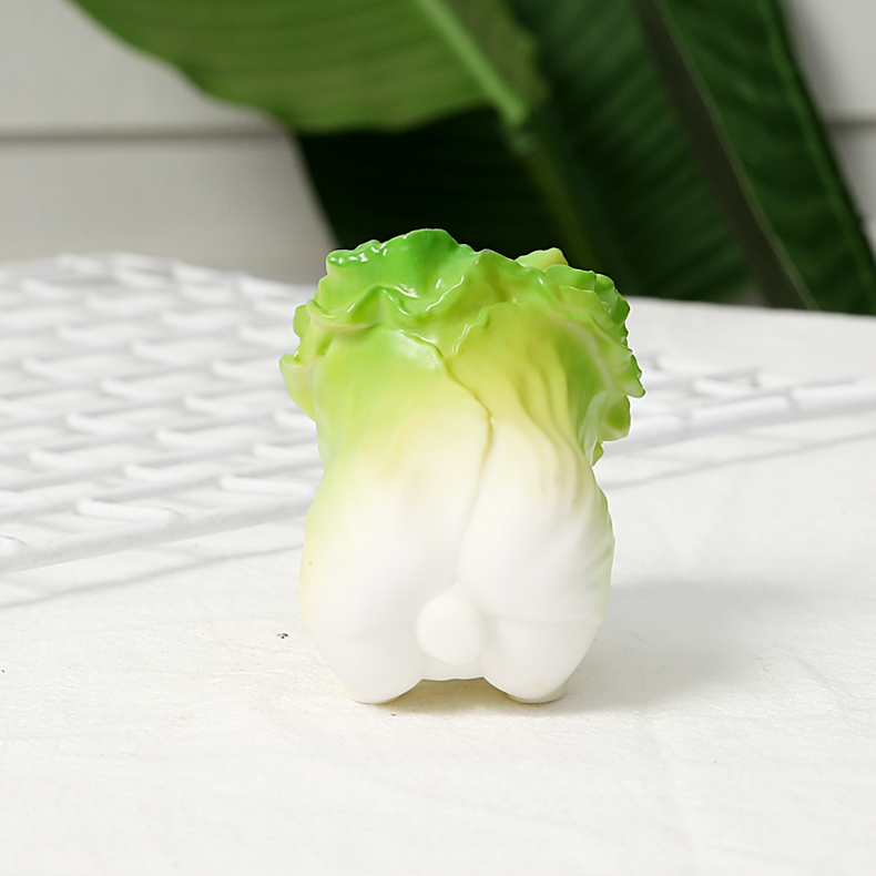蔬菜精灵白菜狗手办 蔡经理白菜狗盲盒模型摆件网红大小菜鸡蔬菜精灵
