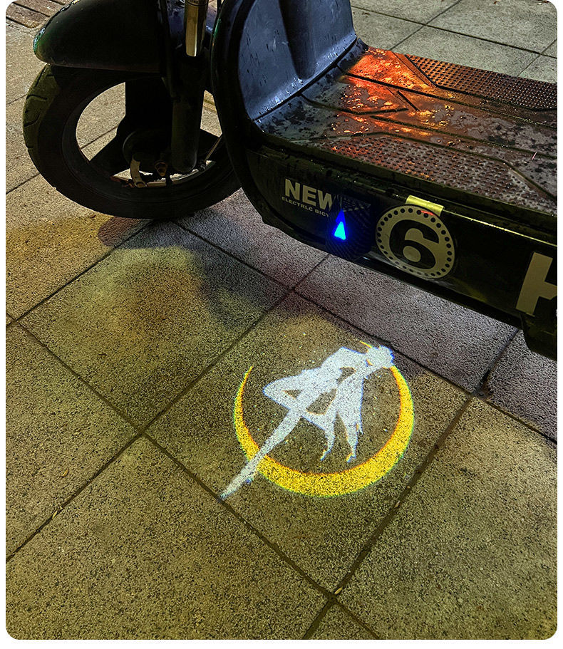 小米(mi)生态米家通用电动车迎宾灯车载投影灯电动车投影仪常亮电车