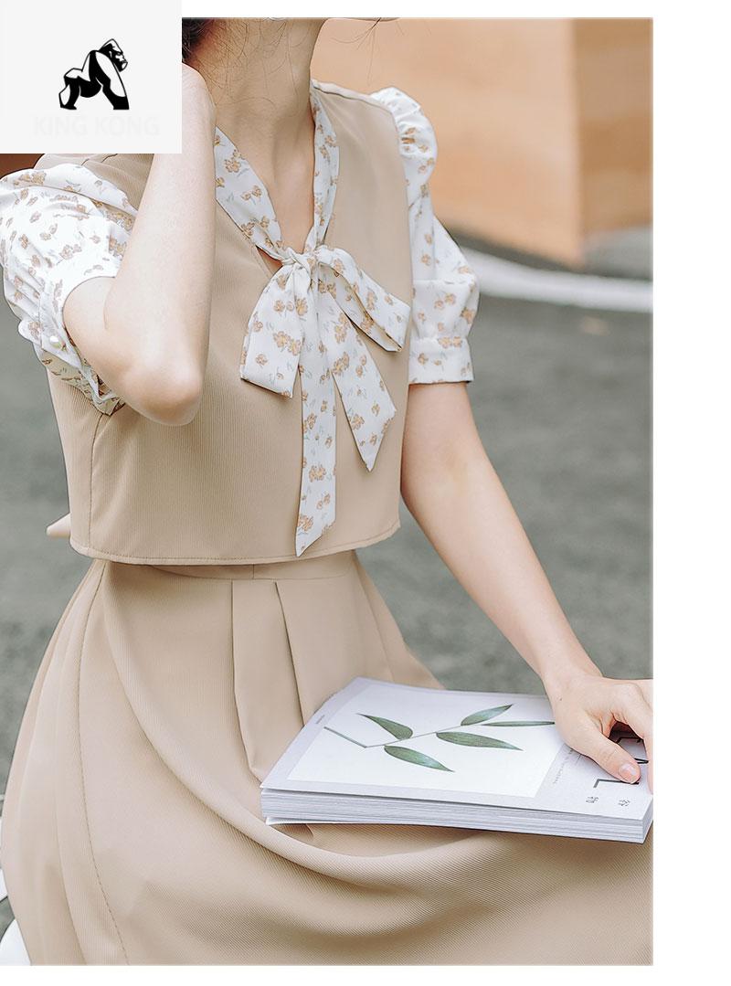 欧贝汐商场同款教资面试衣服女夏季教师穿搭女装职业夏装连衣裙子幼儿