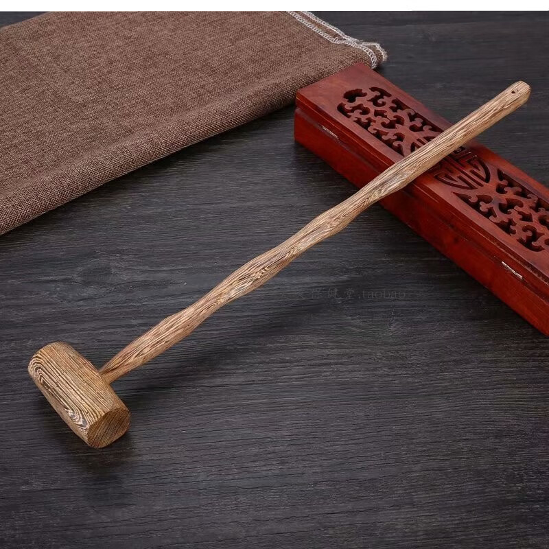 穴位拍打器鸡翅木质按摩锤子敲背捶腿部穴位拍打经络敲打锤实木鸡翅木