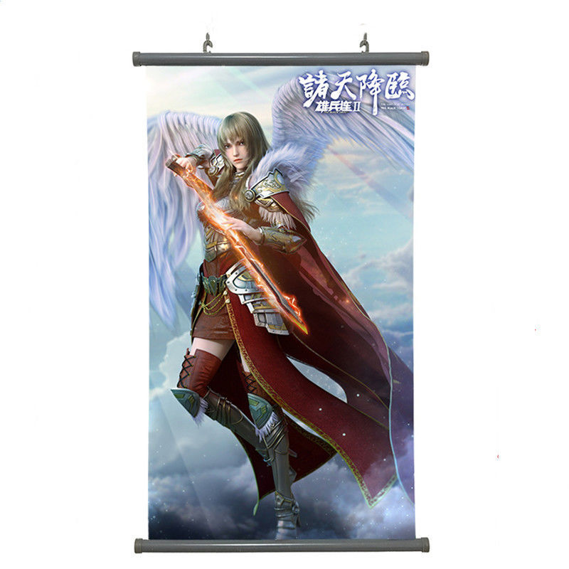 超神学院海报挂画雄兵连诸天降临挂画天使彦动漫周边鹤熙天基王凉冰