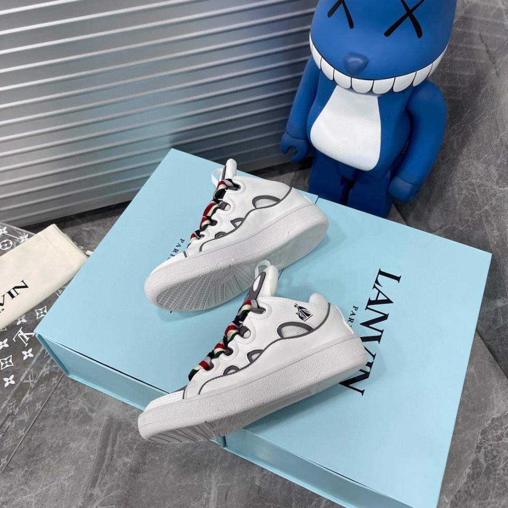 小鬼王琳凯同款纯原lanvin浪凡面包鞋lanvin浪凡鞋泼墨面包鞋老爹鞋男