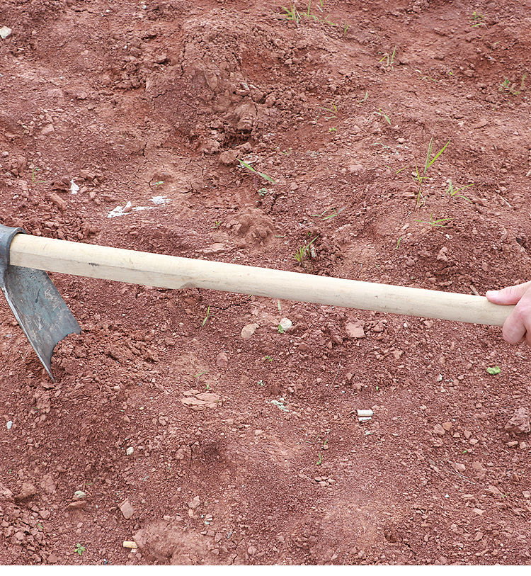 镐把农用锄锄把锄头柄木柄半圆头锄柄青杠锄柄愧木锄把长柄硬木锄把