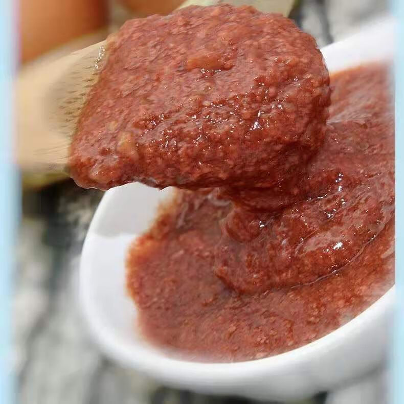 元族 沧州黄骅渤海湾低盐原味虾酱袋装特级新鲜清真75克5袋 75g*20袋