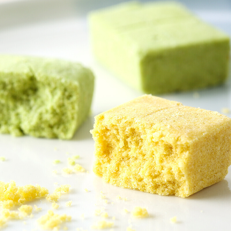 越南老牌产品进口黄龙牌绿豆糕100g东南亚盒装传统糕点 抹茶味100g