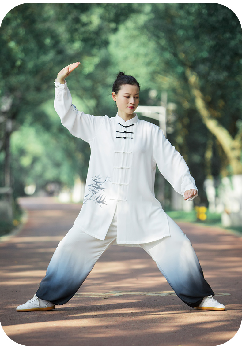 太极服男女夏季透气薄款高端新款飘逸时尚太极拳练功服套装武术比赛