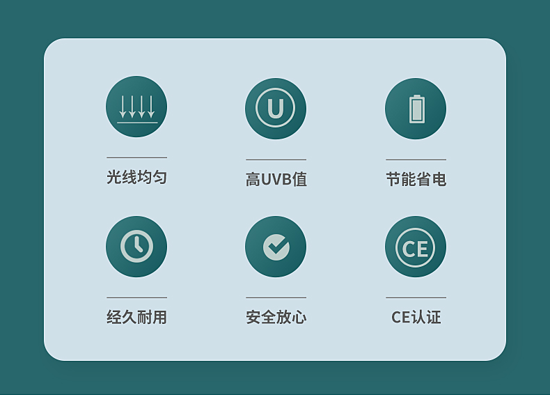 2022新款乌龟晒背led台灯乌龟uvb晒背灯加热保温灯太阳灯爬宠加热龟缸