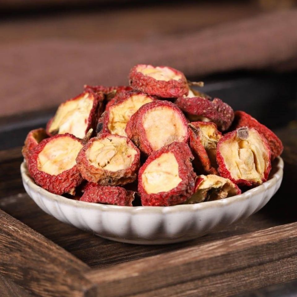 山楂干山楂片泡茶有核山楂干山楂新鲜泡水休闲食品 1500克【图片 价格