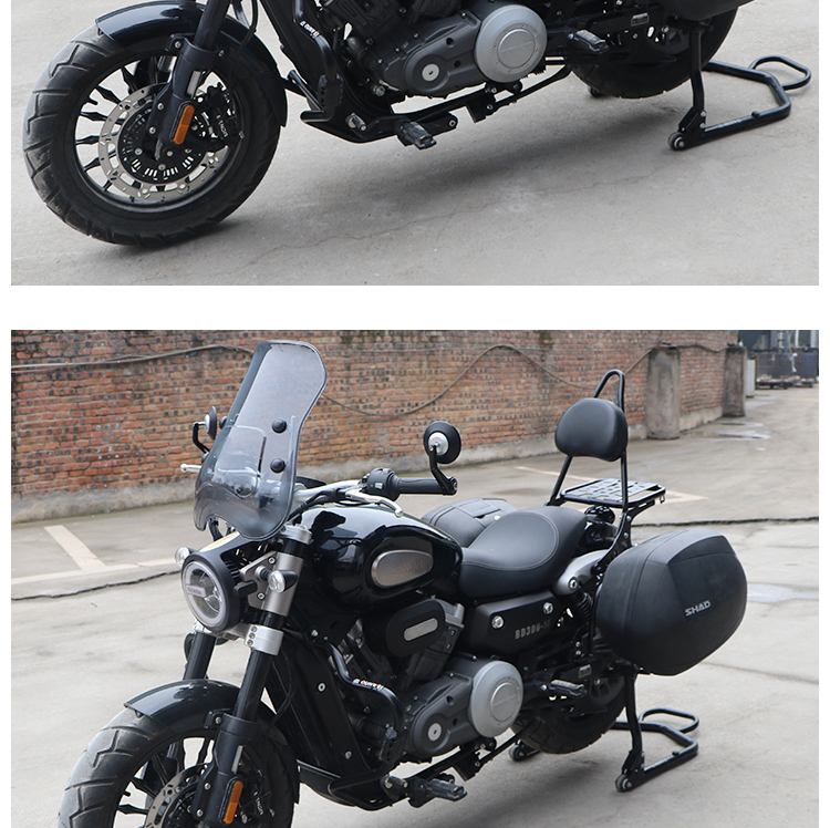 适用于金吉拉300夏德三箱奔达太子车 bd300 边箱尾箱后备箱储物箱摩旅