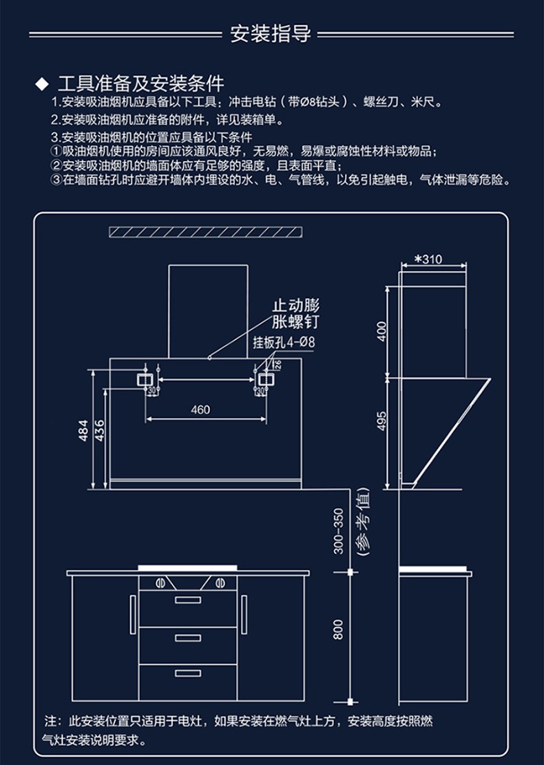 侧吸式油烟机清洗图解图片