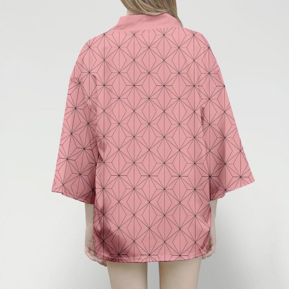 二次元动漫鬼灭伊之助祢豆子周边主题cos披风羽织漫展之刃儿童装鬼舞