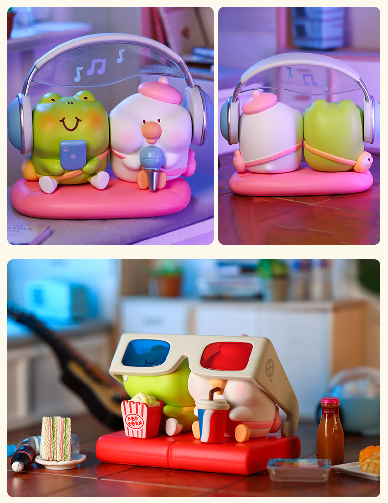 toby两小无猜系列盲盒可爱秃比青瓜萌娃手办公仔潮玩摆件一起秃秃拆盒