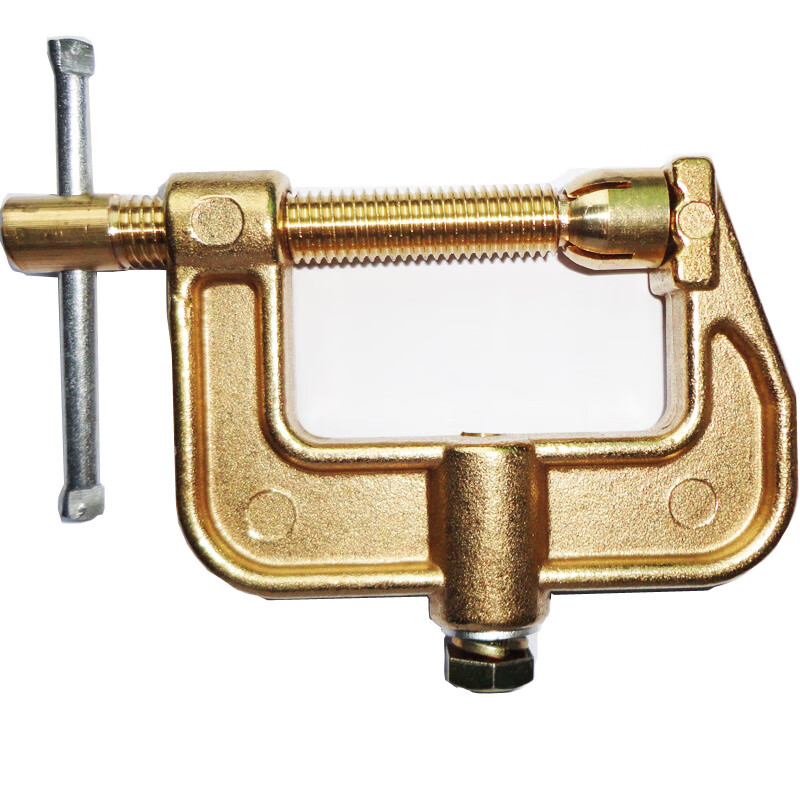 全铜500a接大功率电焊氩弧焊机旋转接地钳cg型鳄鱼黄铜地线钳500a