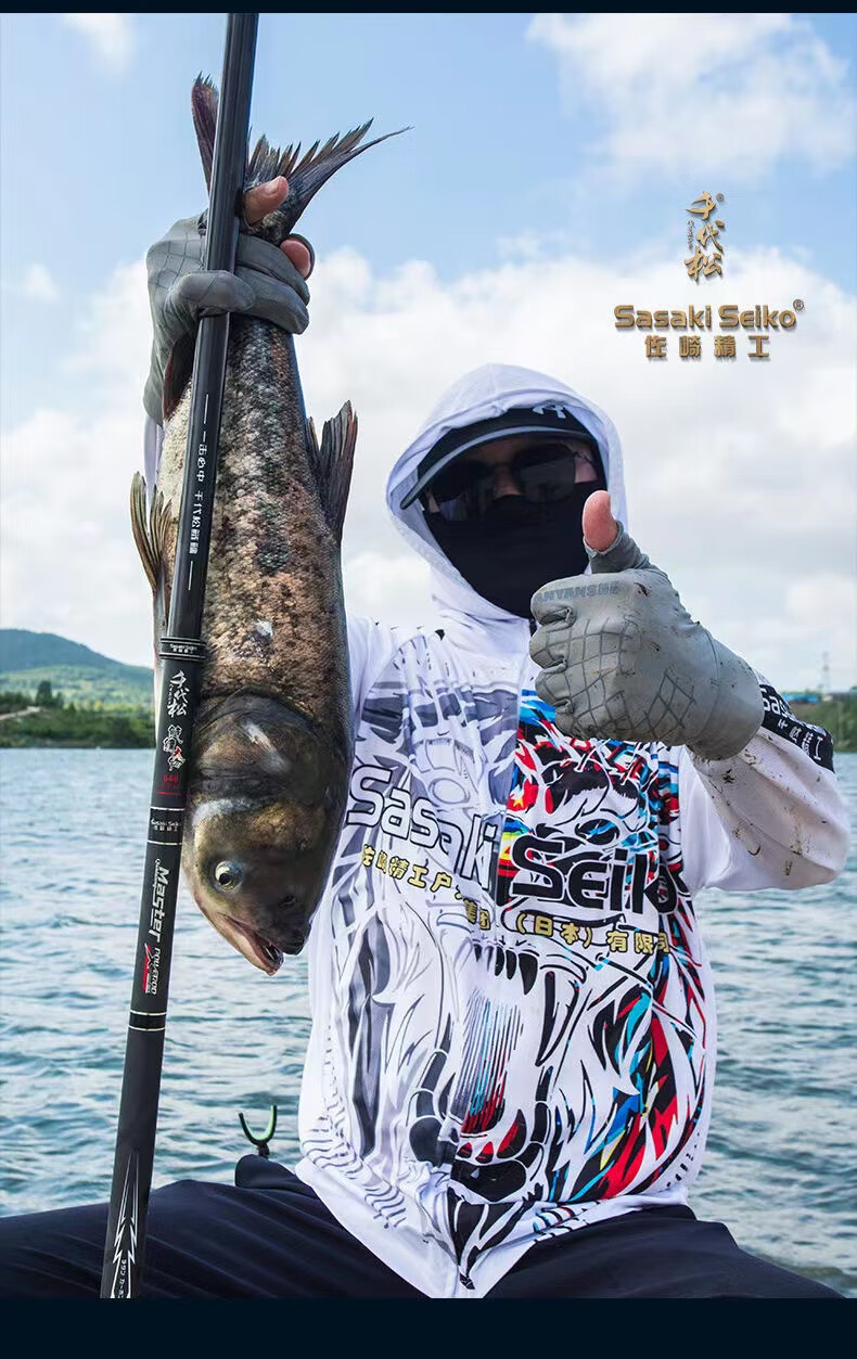 佐崎精工(sasaki seiko)佐崎精工鱼竿千代松鲢鳙大物19调巨物竿日本