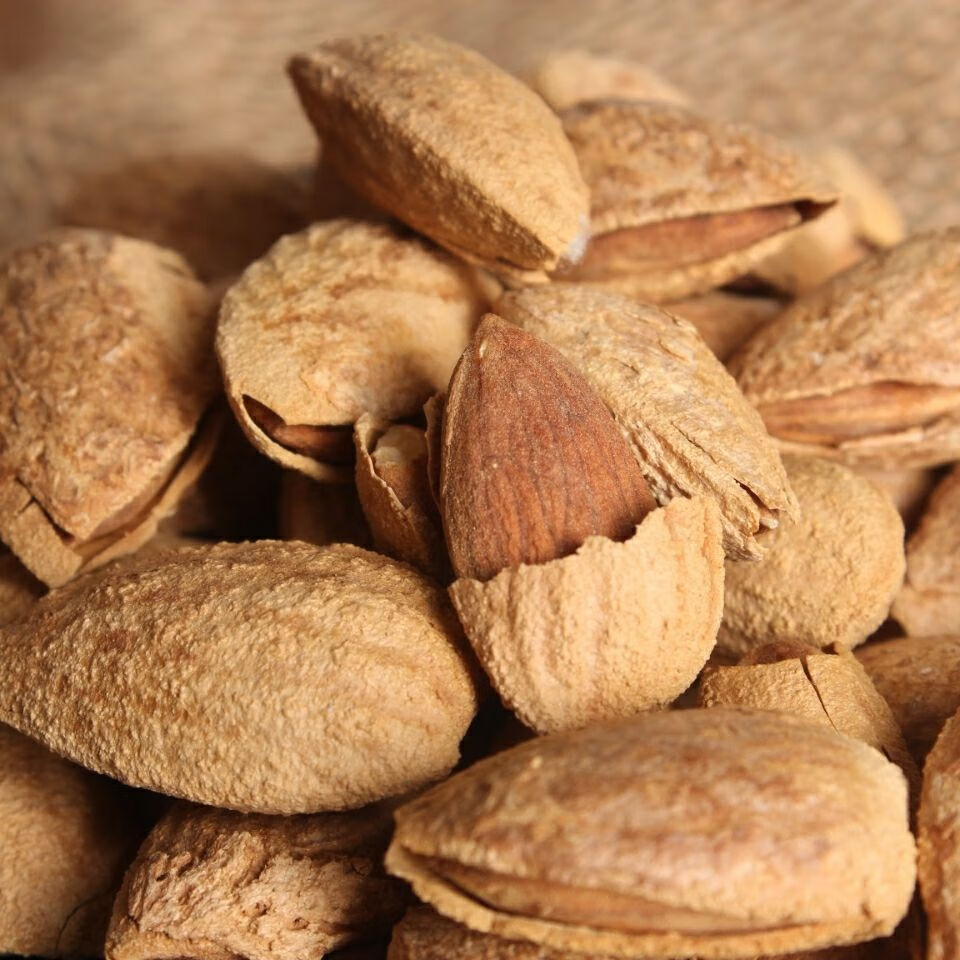 新疆莎车生纸皮巴旦木 非盐炒 无添加 原生态 500g【图片 价格 品牌