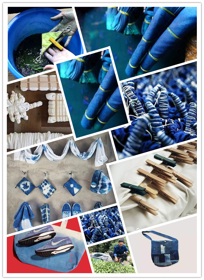 蓝靛泥扎染染料蓝靛膏草木染手工diy材料包蜡染植物蓝