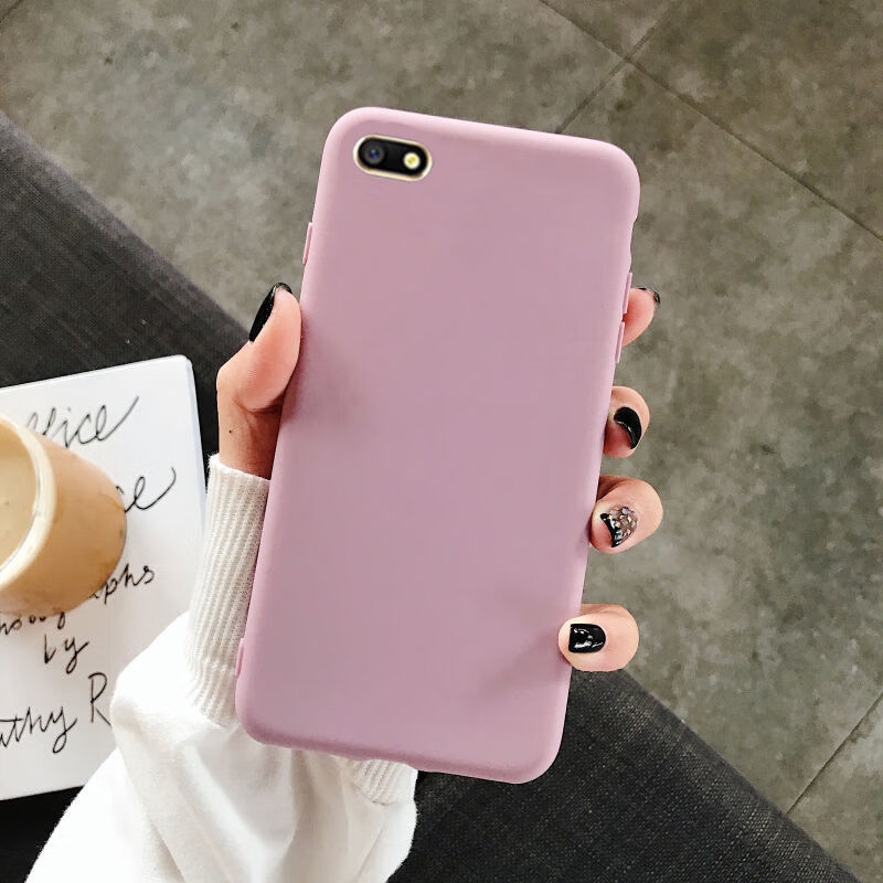 欣迪斯oppoa77手机壳磨砂新款a77t保护套黑色紫色纯色a77m简约外壳