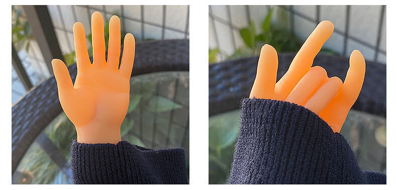 畅意宠物生活撸猫手指套抖音同款逗猫玩具手套知乎橡胶硅胶小手搞怪