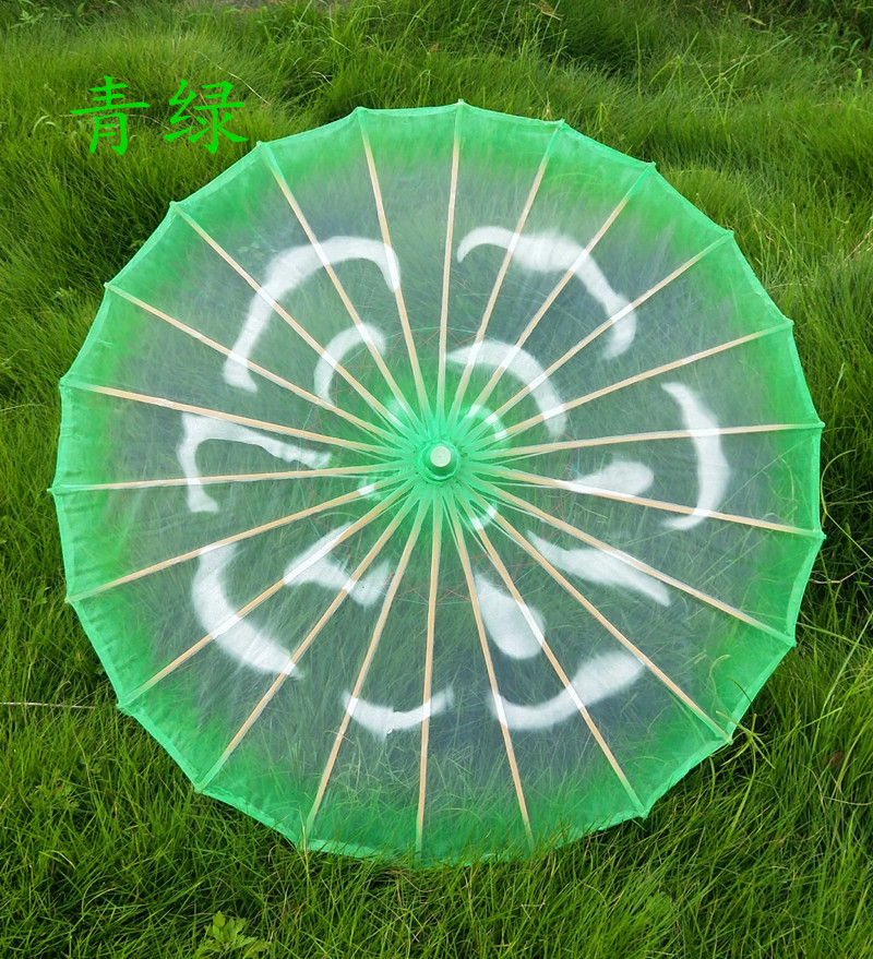 舞蹈伞透明装饰伞茉莉情怀伞演出道具伞古典舞表演工艺伞可代加工贴钻