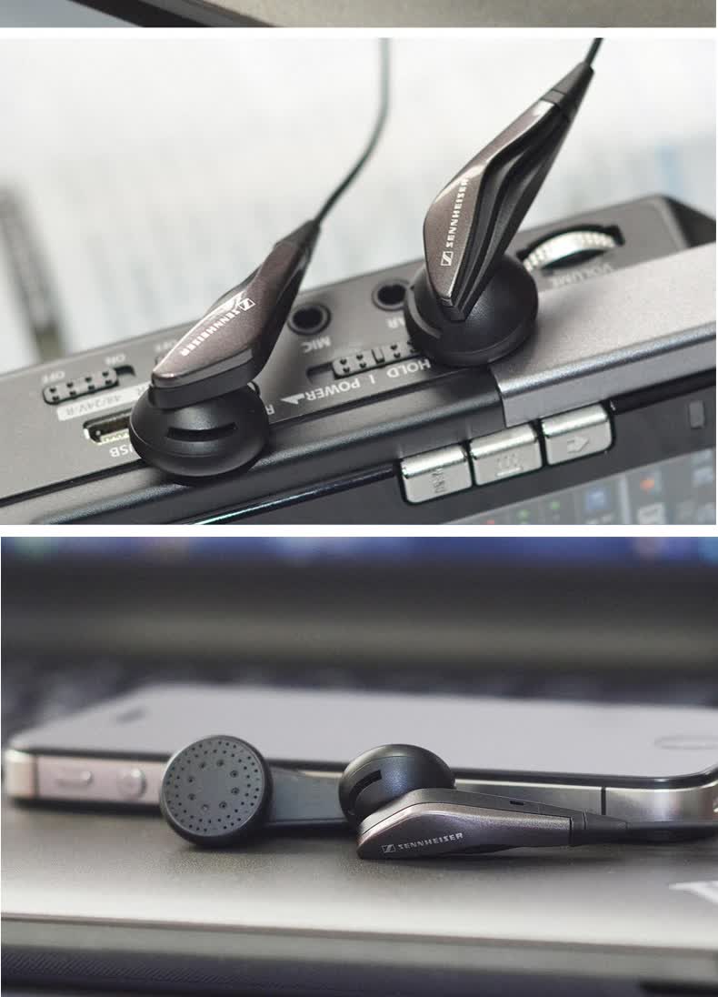 森海塞尔(sennheiser) mx375 耳塞式重低音平头塞手 官方标配【图片