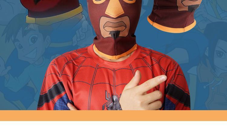 牛战士头套红色酷改激情小帽个性保暖面罩速干成龙历险记牛战士头套头