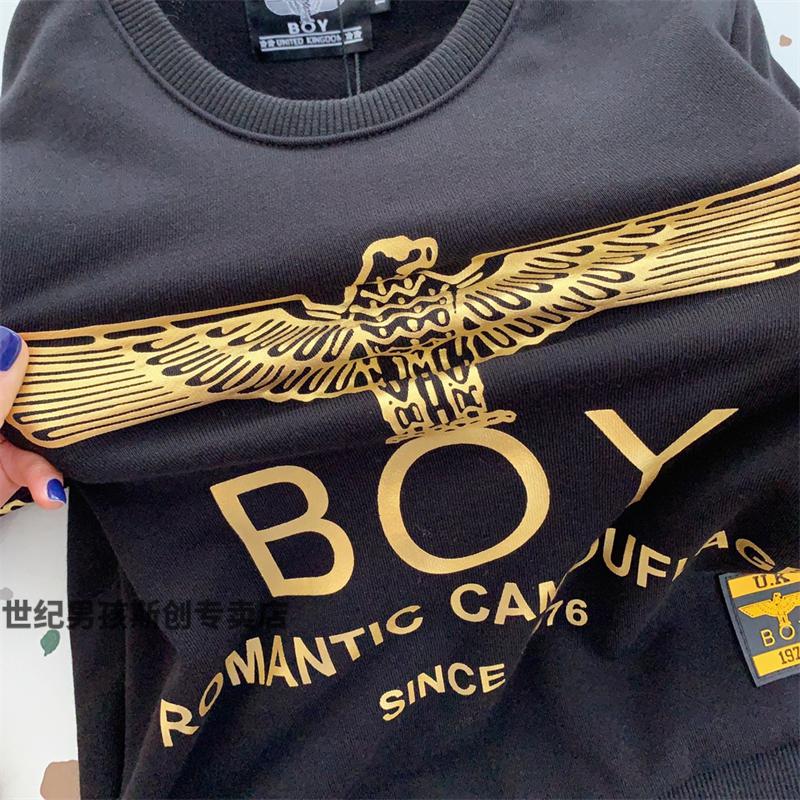 世纪男孩centuryboy香港潮牌童装运动套装春男童女童儿童棉卫衣烫金