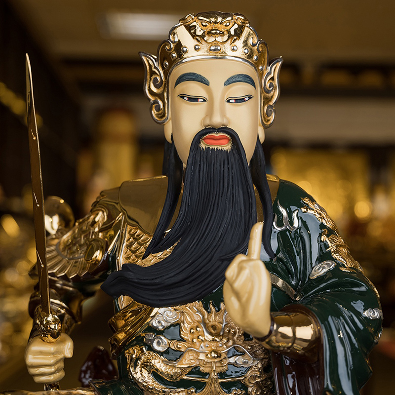 盛凡真武大帝玄天上帝神像道教玄武真君天尊祖师台湾盛凡铜鎏金北帝