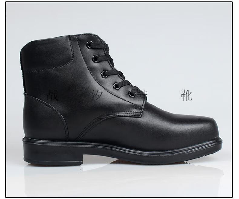 17男式防寒靴士兵绒皮鞋男加厚保暖真牛皮羊毛皮鞋皮毛一体军勾棉鞋靴